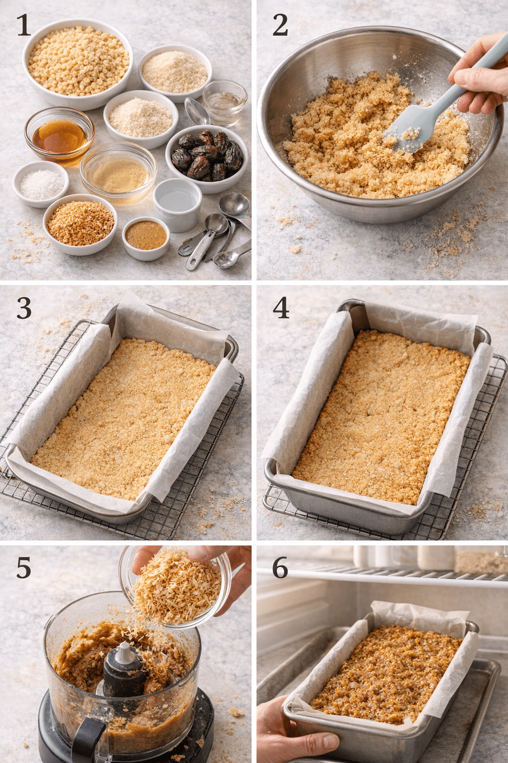 Samoa Cookie Bars with Caramel Coconut and Chocolate instructions image