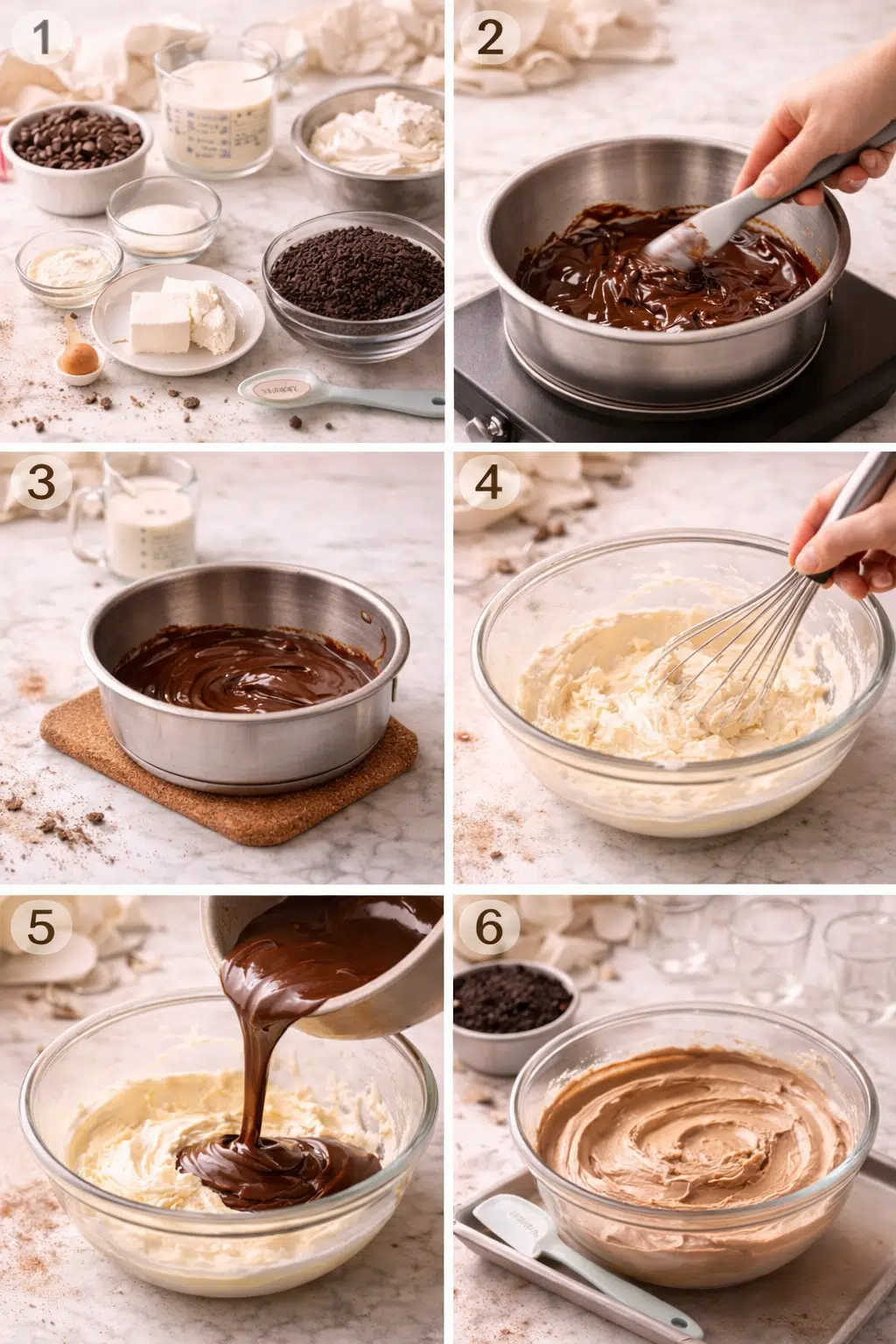 Decadent Oreo Chocolate Mousse Cups for Effortless Indulgence instructions image