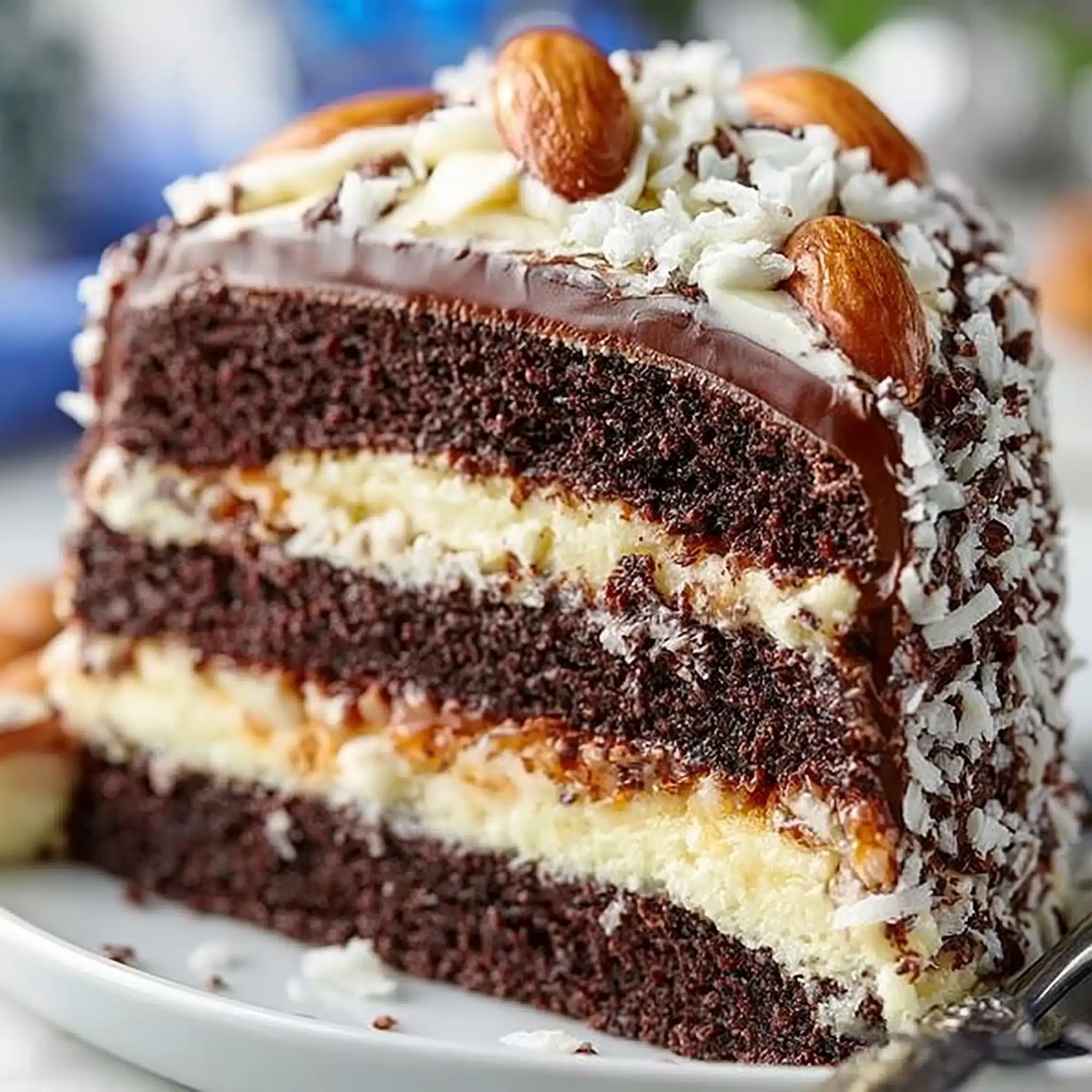 Almond Joy Layer Cake
