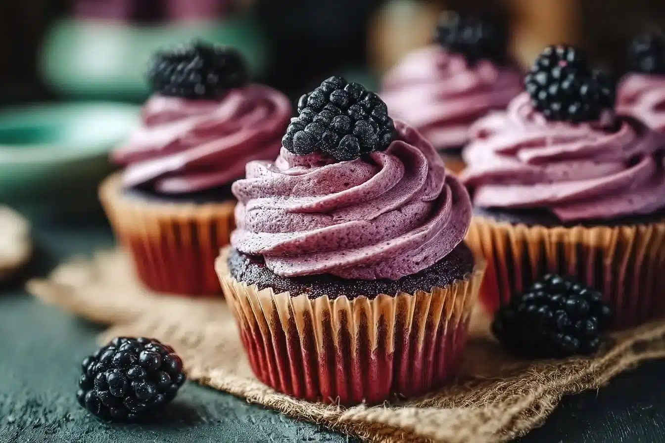 Blackberry Cupcakes