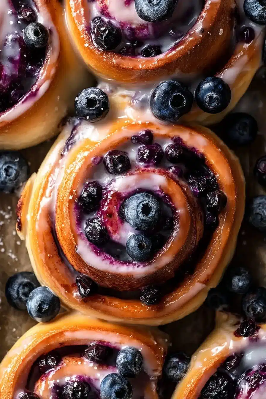Blueberry Cinnamon Rolls