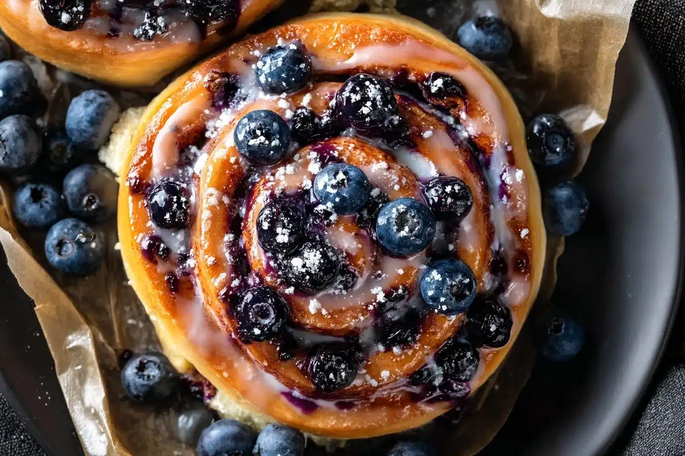 Blueberry Cinnamon Rolls