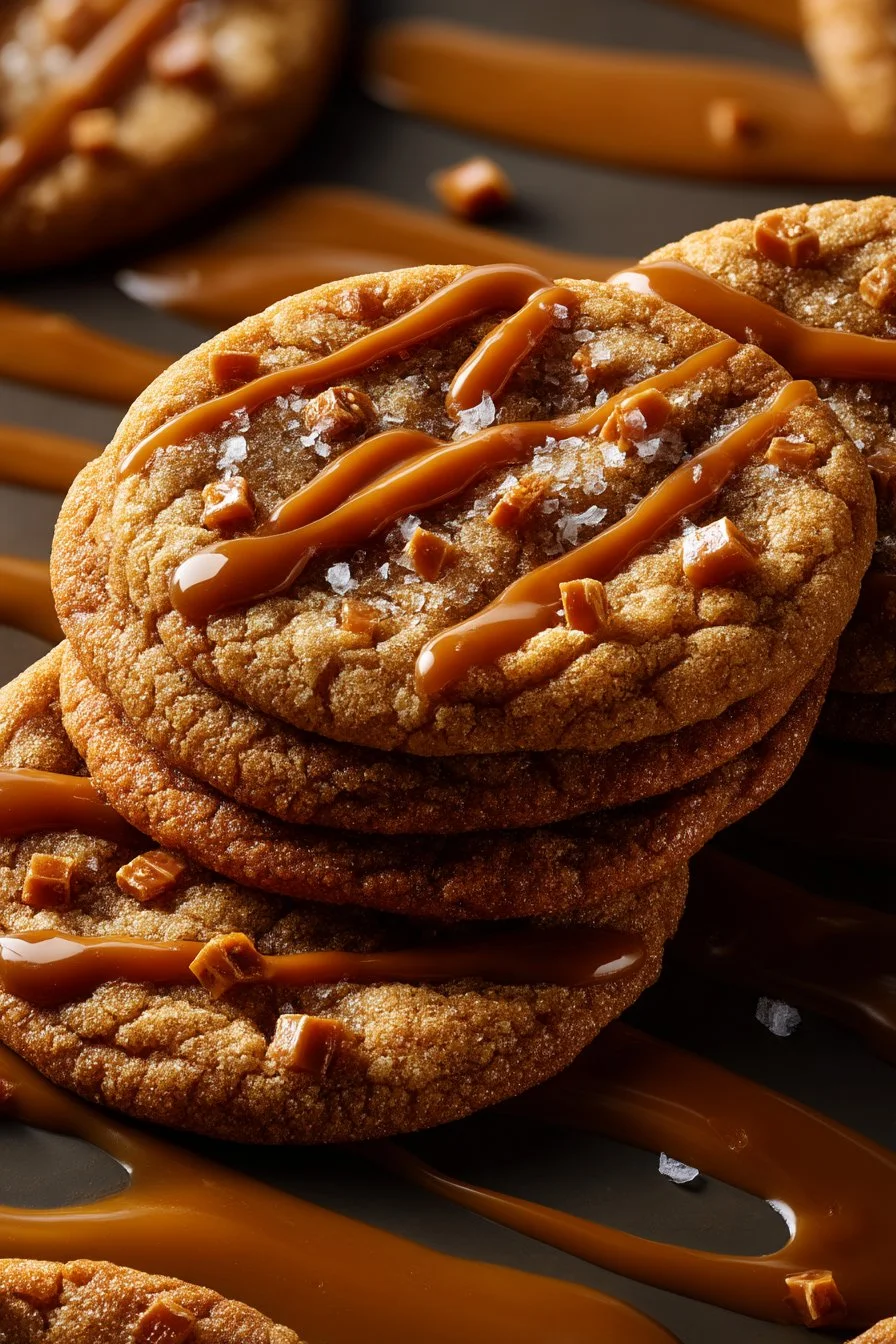 Brown Butter Coffee Toffee Cookies
