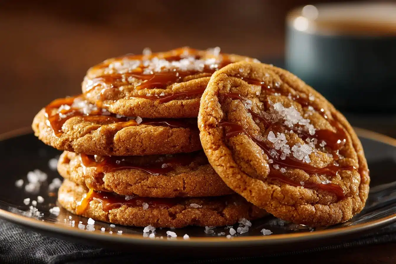 Brown Butter Coffee Toffee Cookies