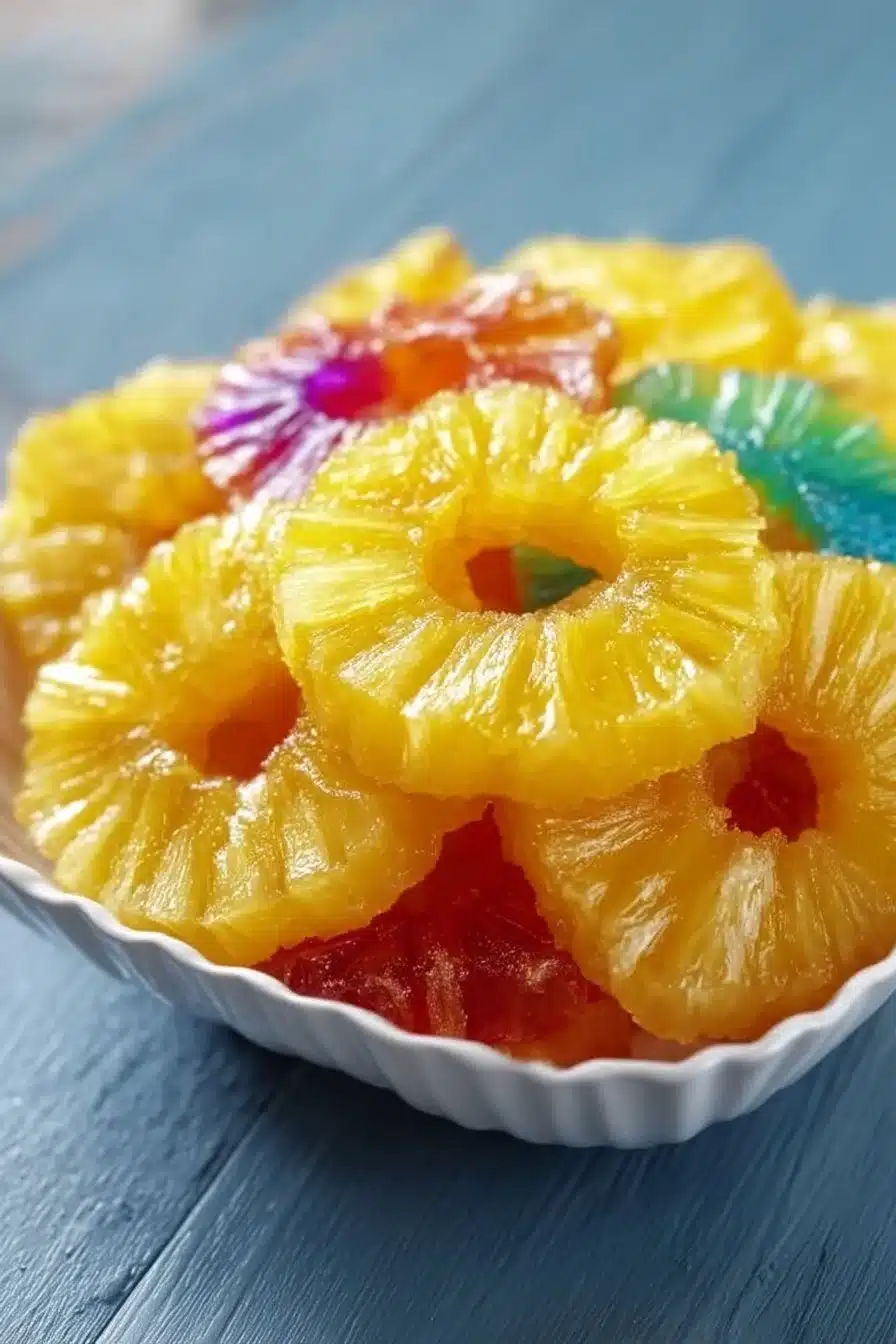 Pin by . on food | Candied pineapple, Sweet snacks recipes, Candy recipes