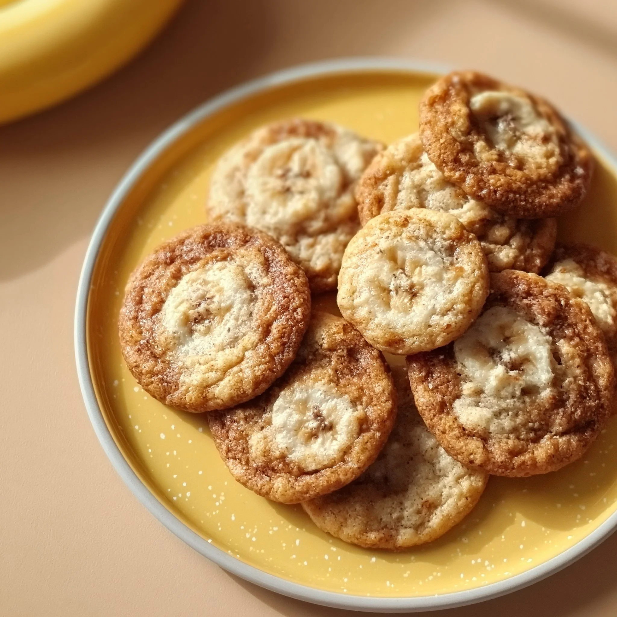 Chewy Banana Bread Cookies