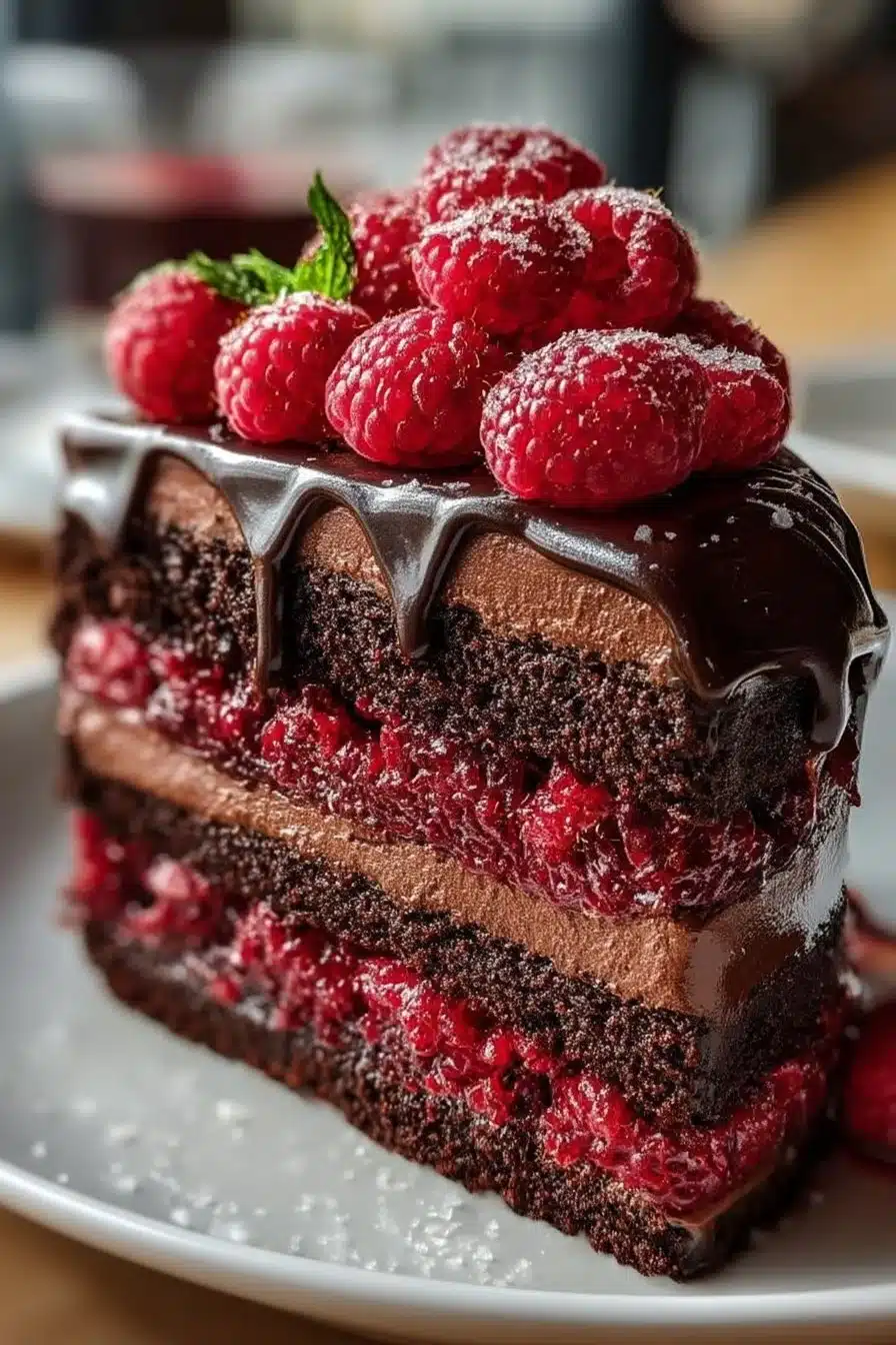 Chocolate Raspberry Cake