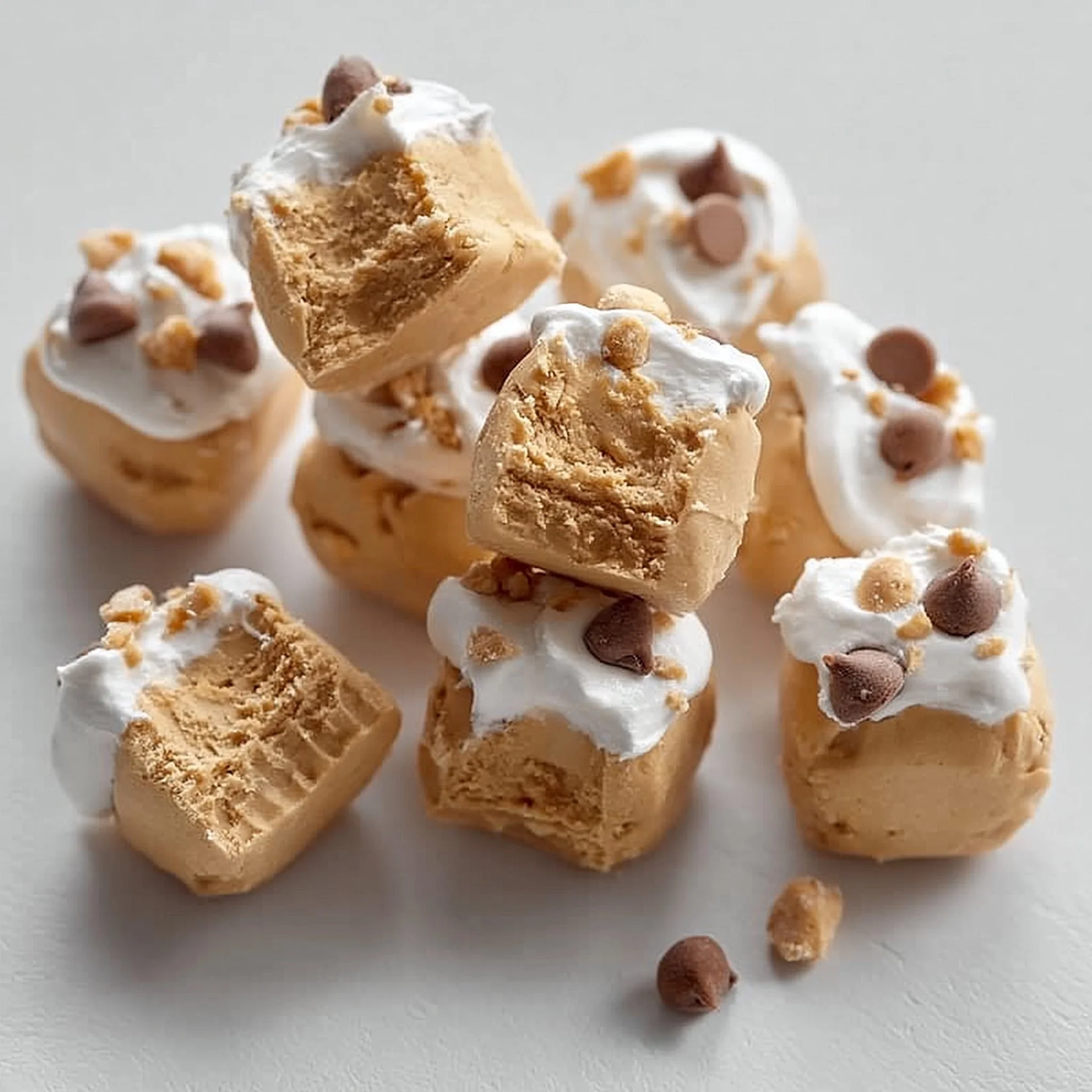 Frozen Greek Yogurt Peanut Butter Bites