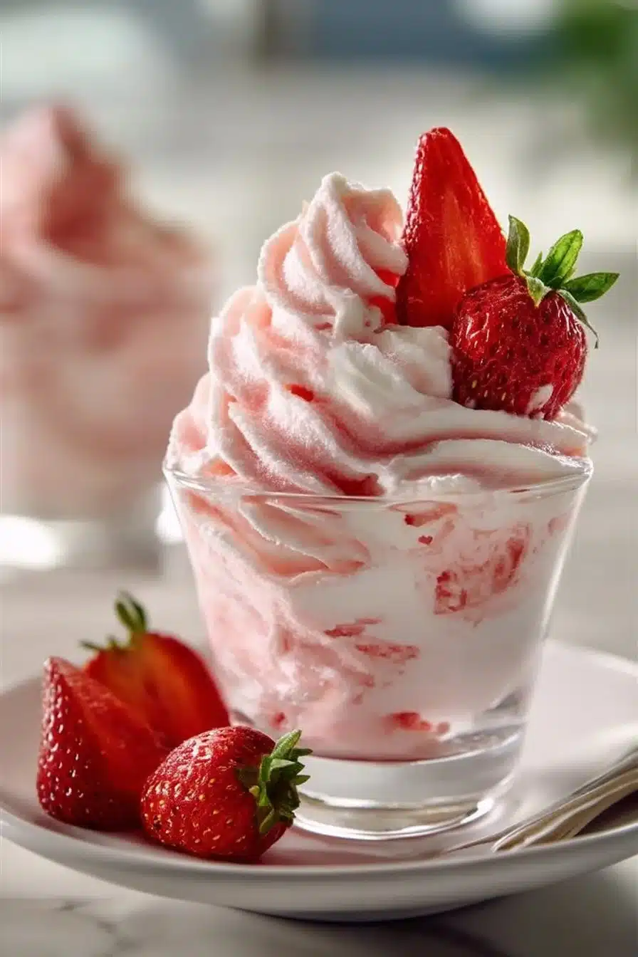 Frozen Strawberry Dole Whip Delight