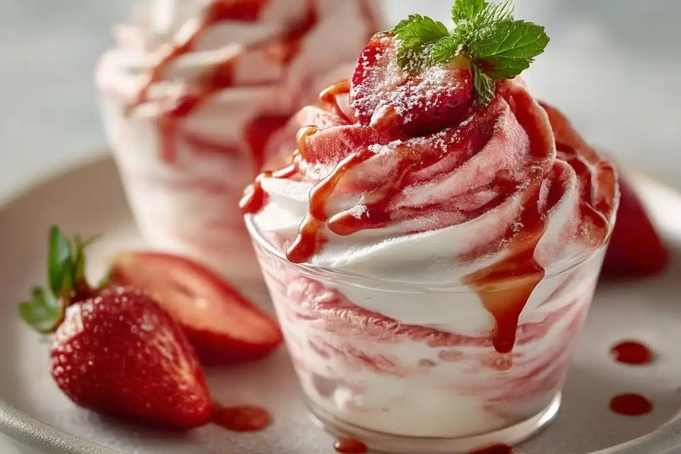 Frozen Strawberry Dole Whip Delight