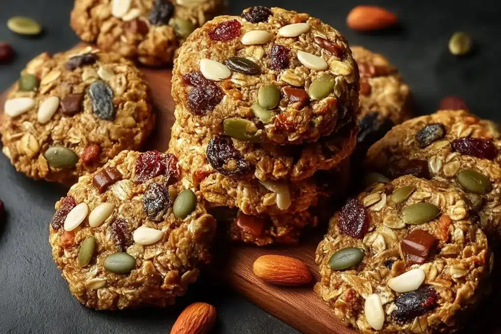 Healthy Nut & Seed Energy Cookies for a nutritious snack