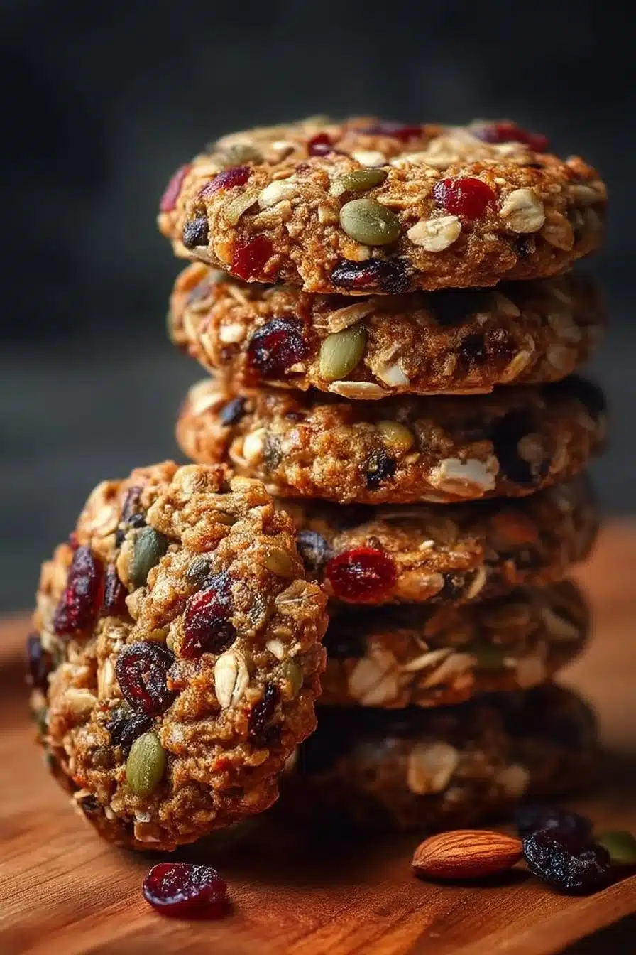 Healthy Nut & Seed Energy Cookies
