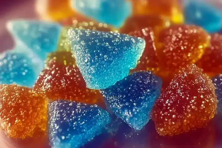 Homemade Pop Rocks candy recipe with colorful ingredients and fizzy texture.