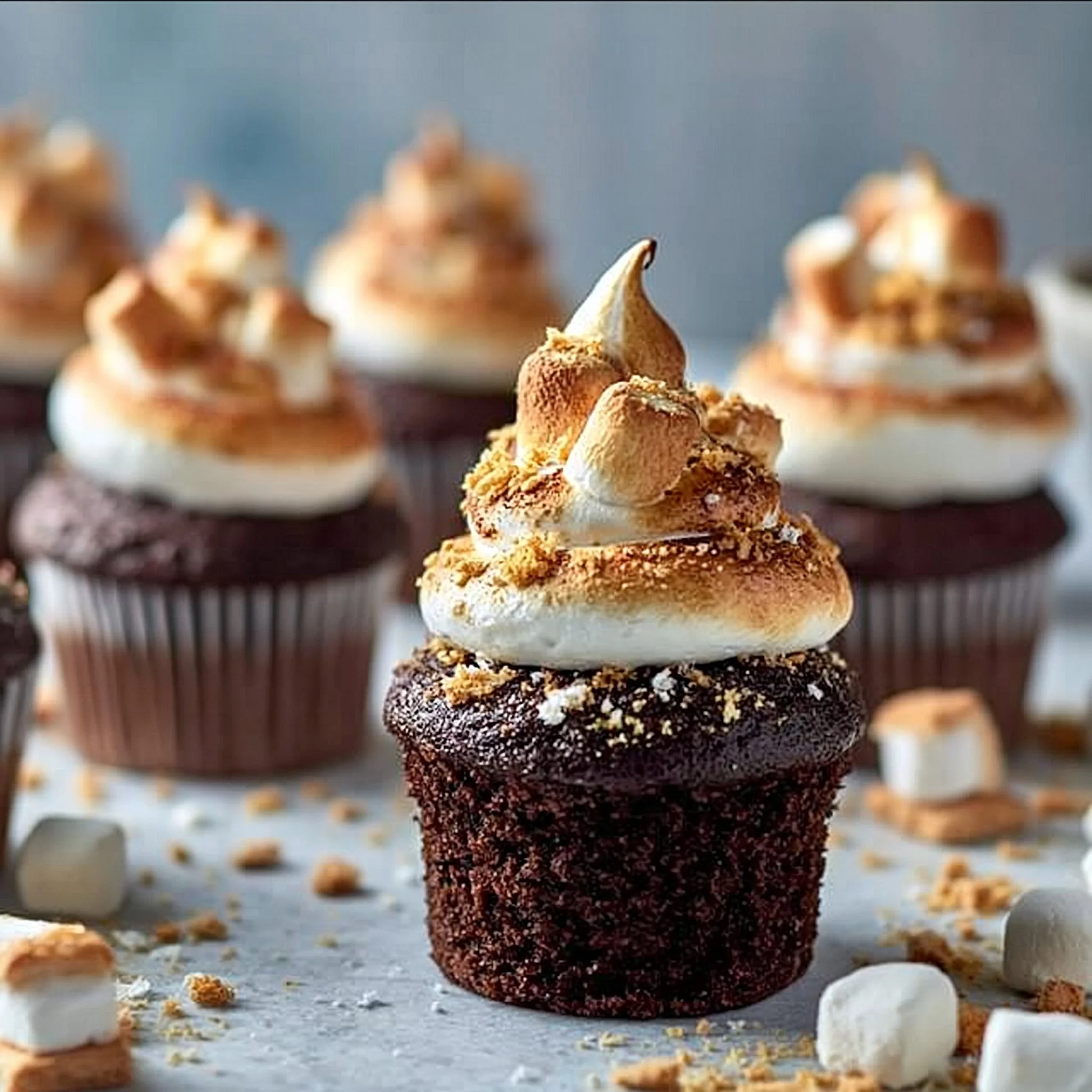 Homemade S’mores Cupcakes