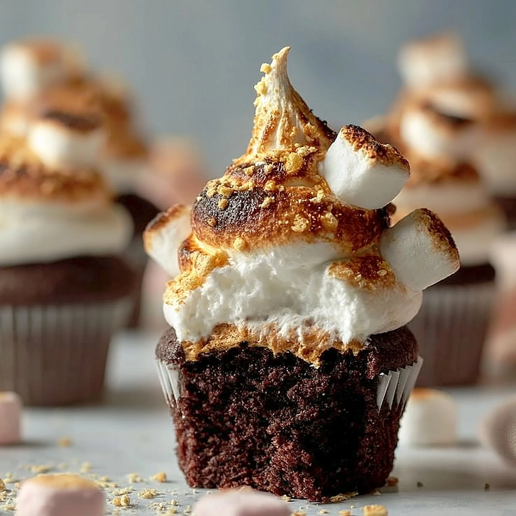 Homemade S’mores Cupcakes