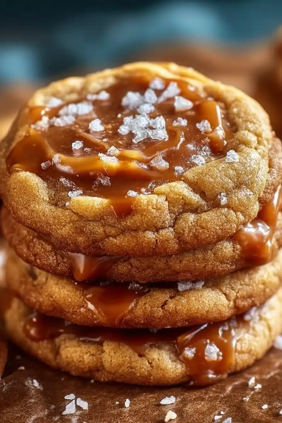 Irresistible Easy Salted Caramel Cookies