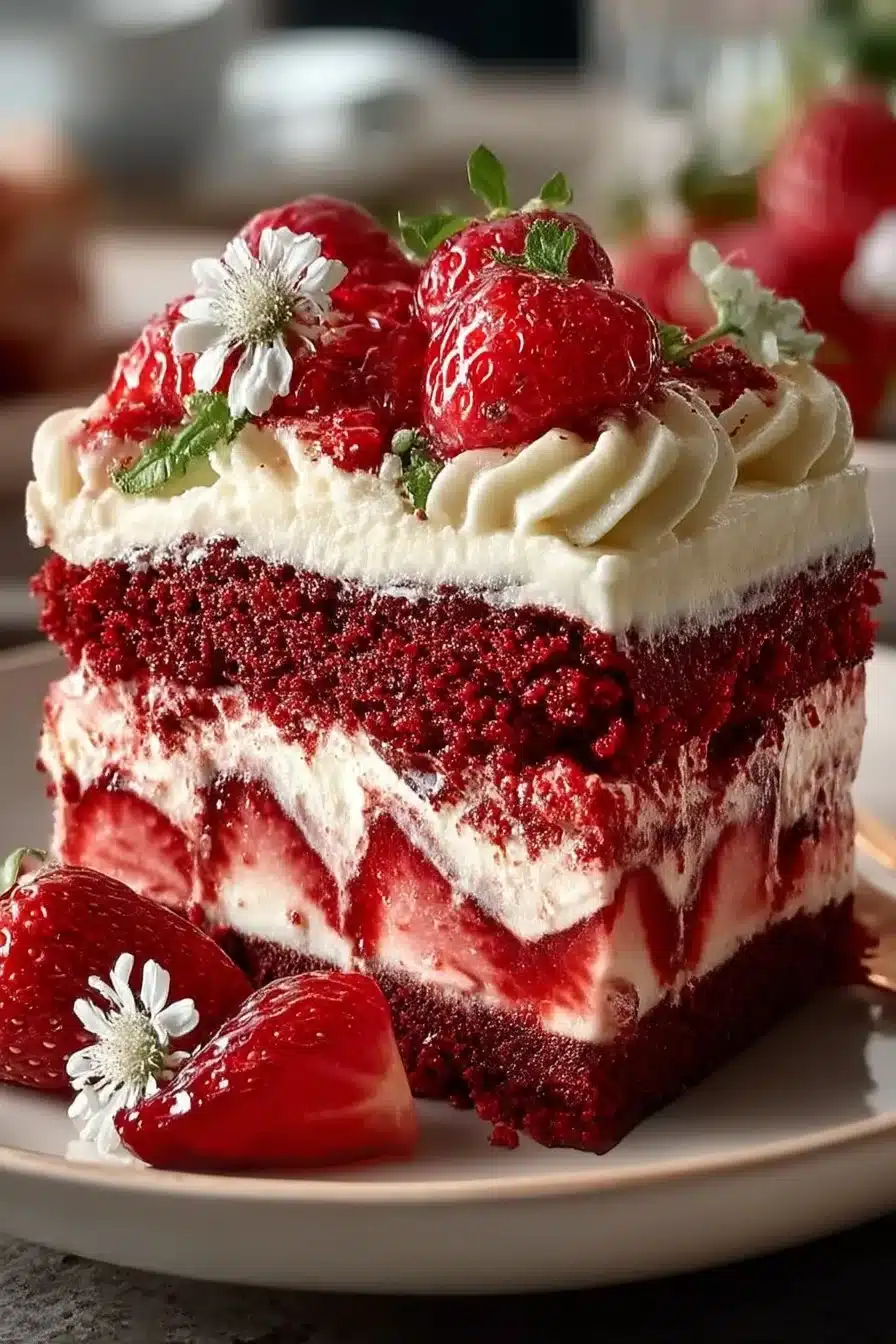 Irresistibly Indulgent Strawberry Velvet Cake Recipe