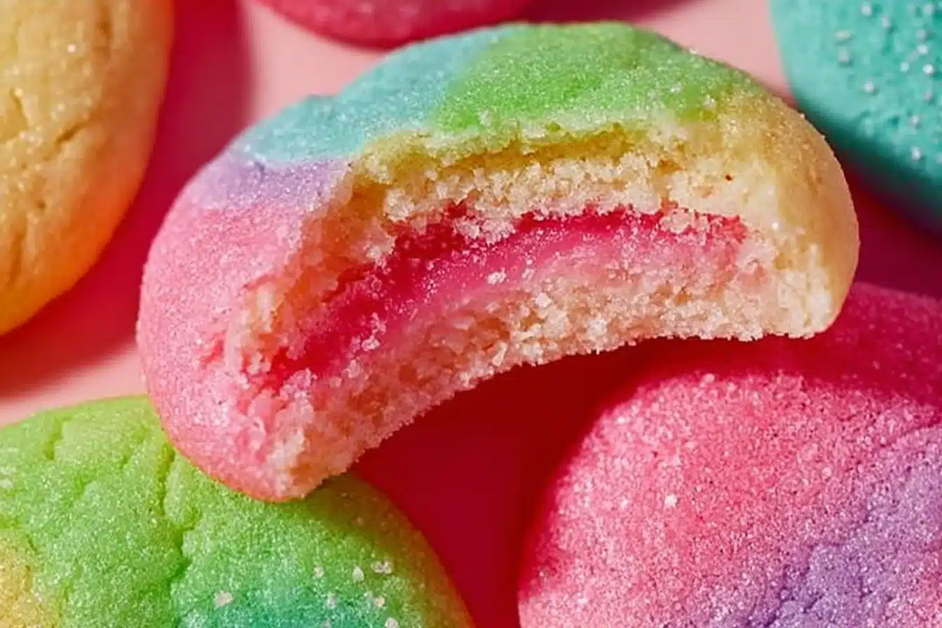 Jello Sugar Cookies – Soft, Chewy & Colorful Treats