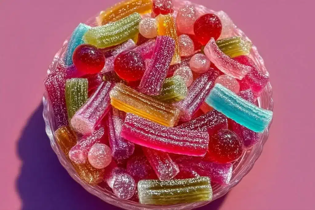 Kool-Aid Popping Candy Licorice in colorful packaging