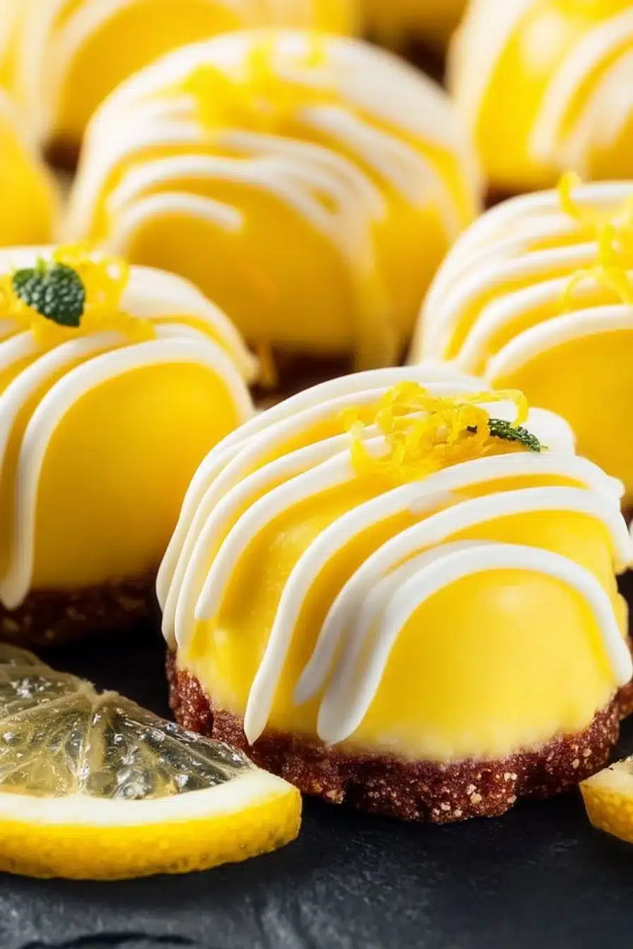 Lemon Cheesecake Bites