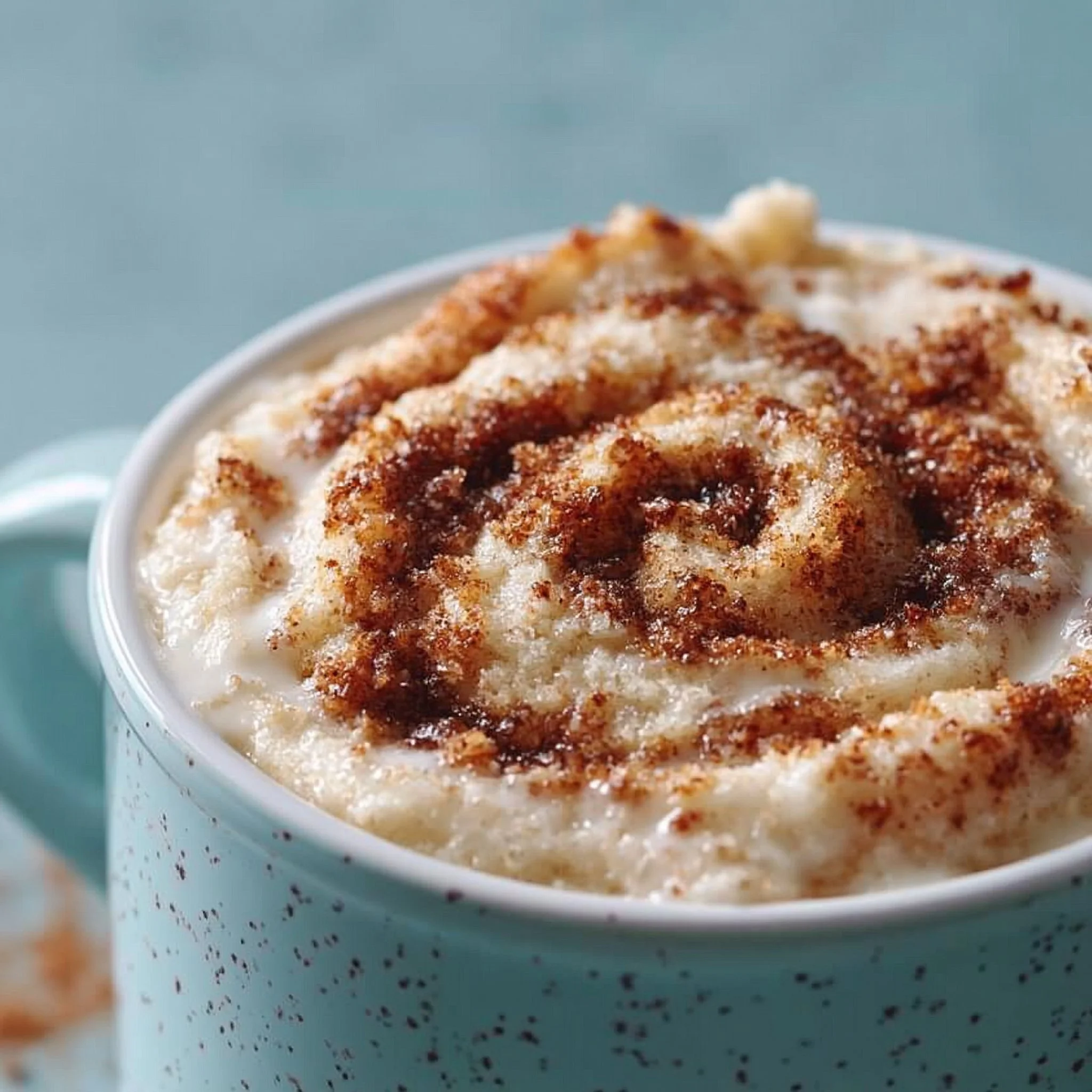 Lightning Microwave Cinnamon Roll Mug Cake!