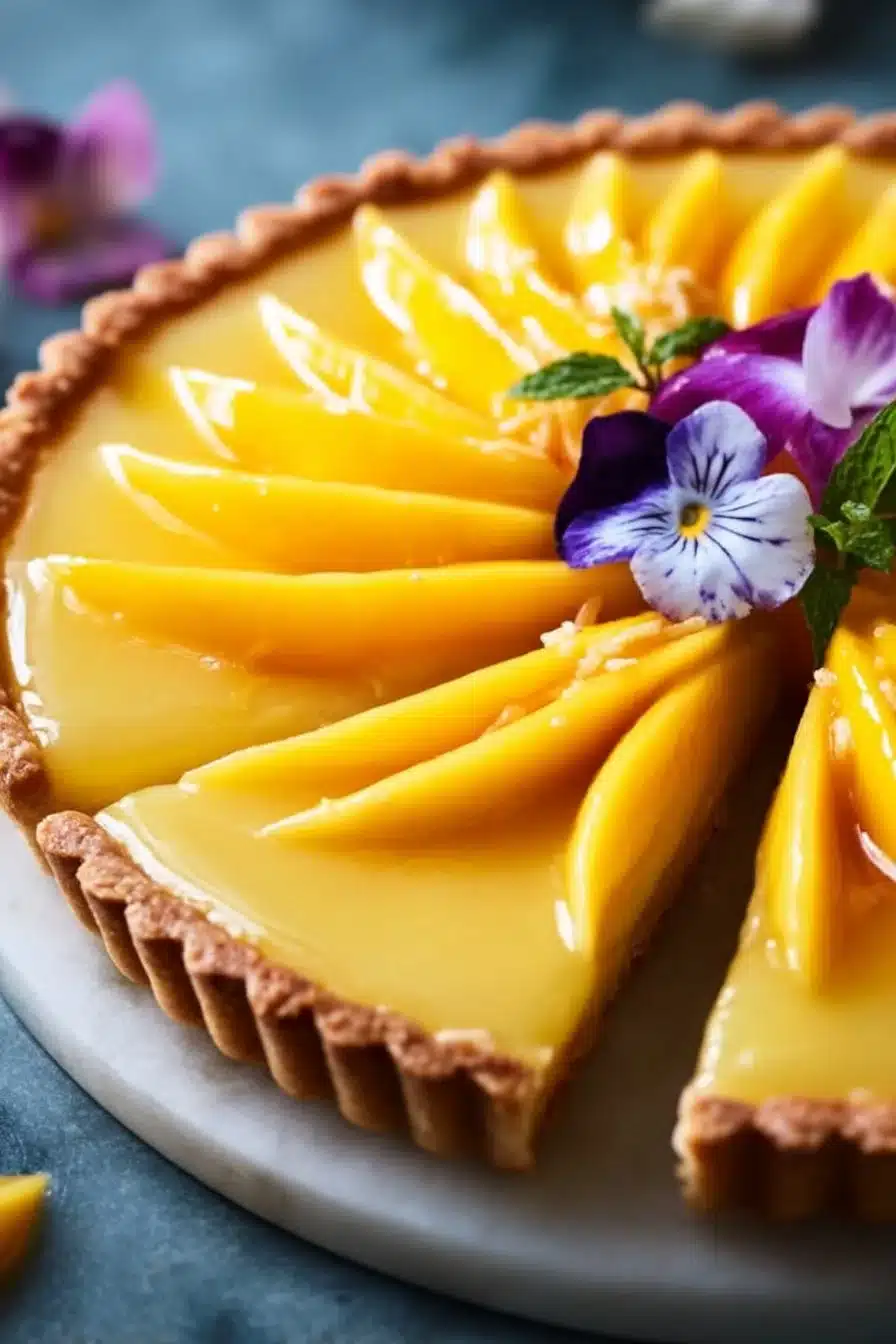 Mango Curd Tart