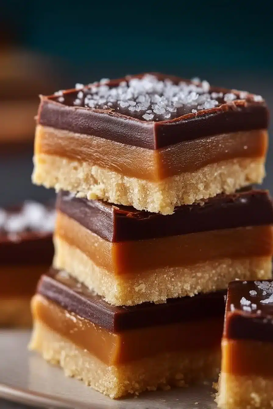 Millionaire Shortbread (Caramel Chocolate Layers)