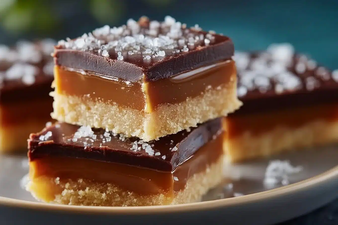 Millionaire Shortbread (Caramel Chocolate Layers)