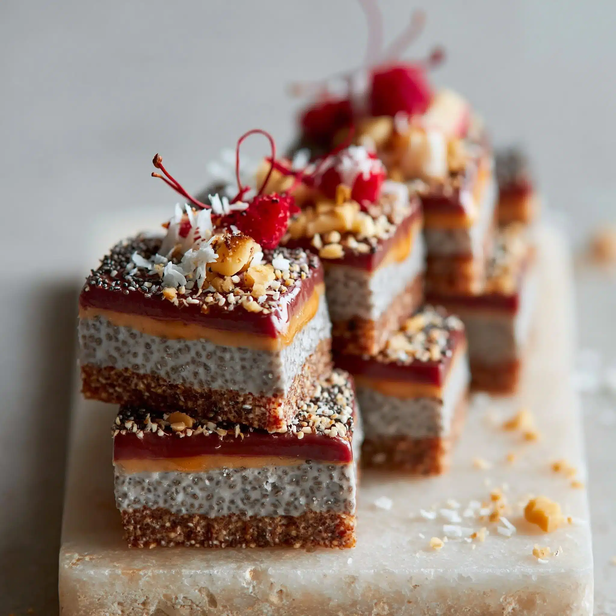 No-Bake Chia Pudding Bars