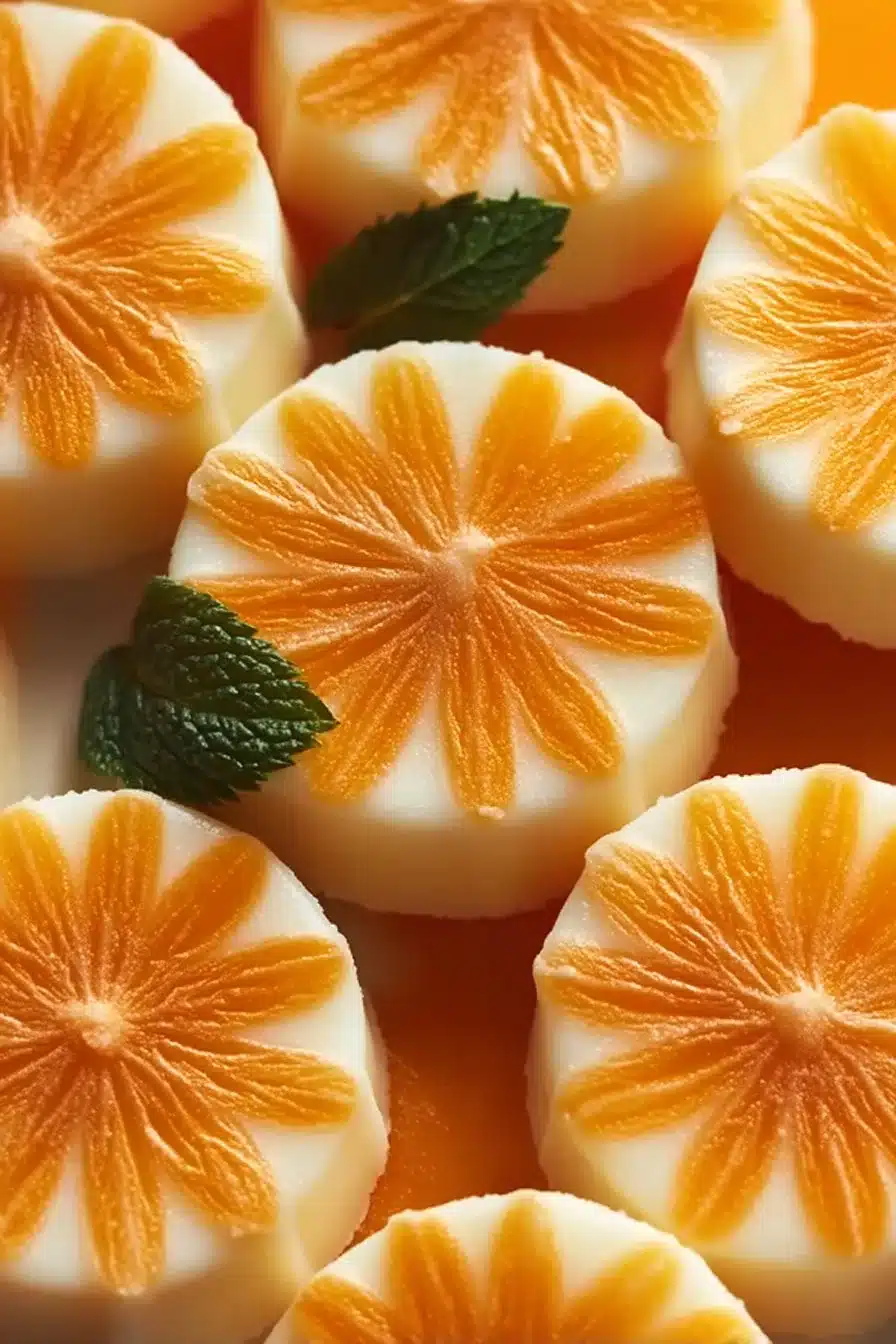 Orange Cream Cheese Mints