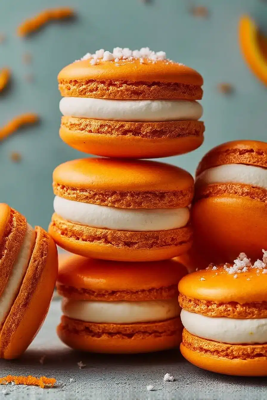 Orange Creamsicle Macarons Recipe