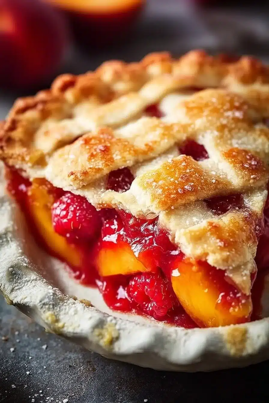 Peach Raspberry Pie