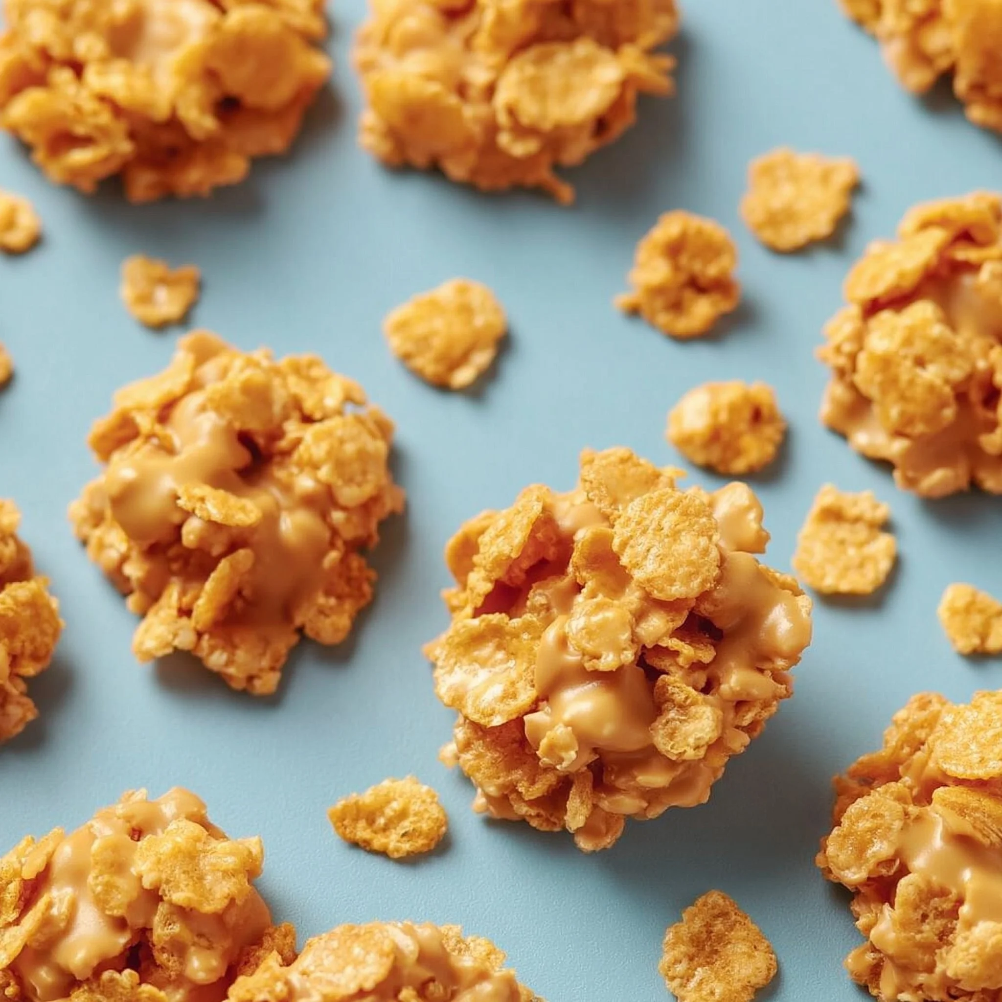 Peanut Butter Cornflake Cookies
