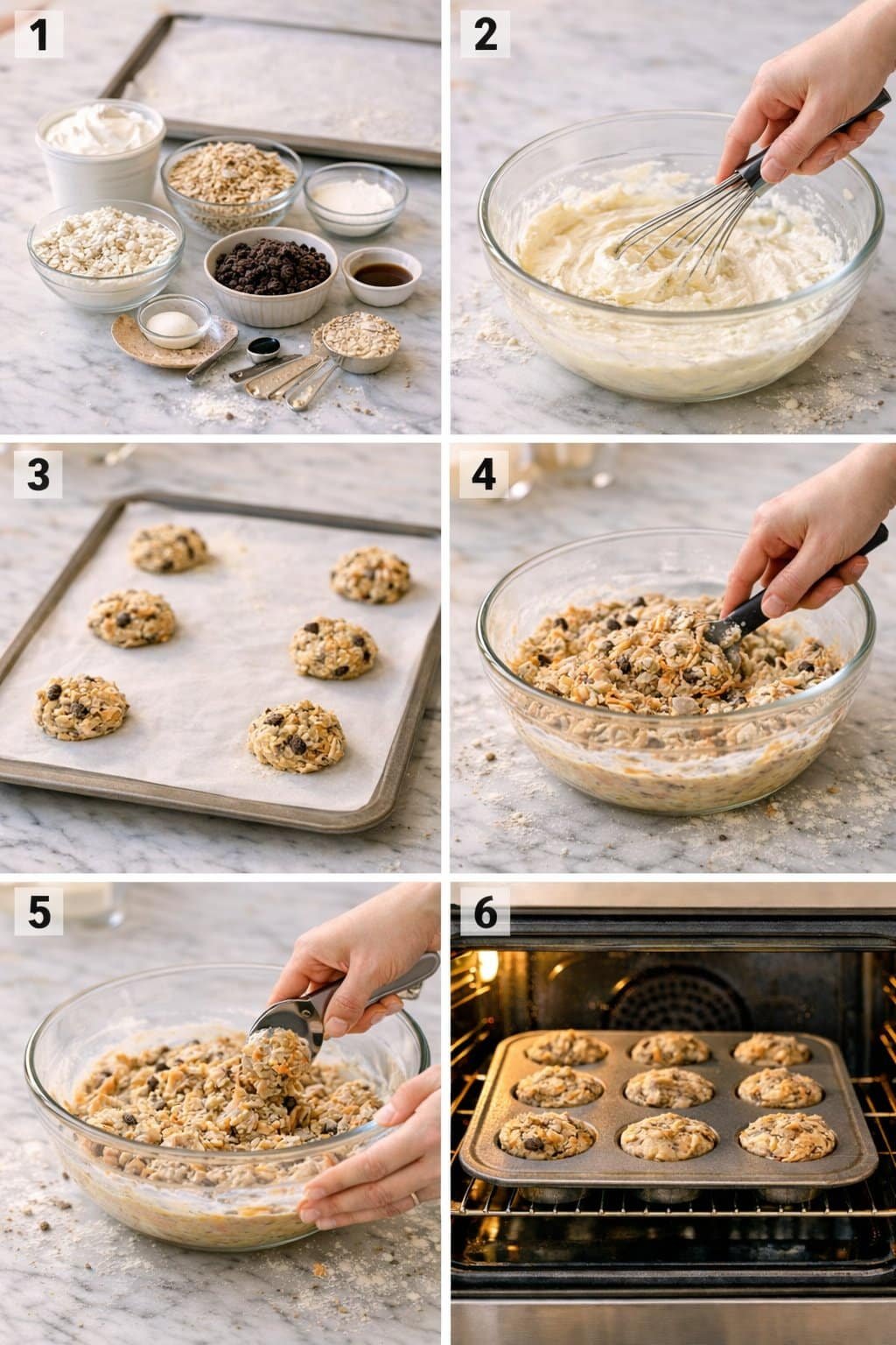 Protein Greek Yogurt Cookie Recipe: TikTok Can't Get Enough of This One - Q8Rashaqa process image