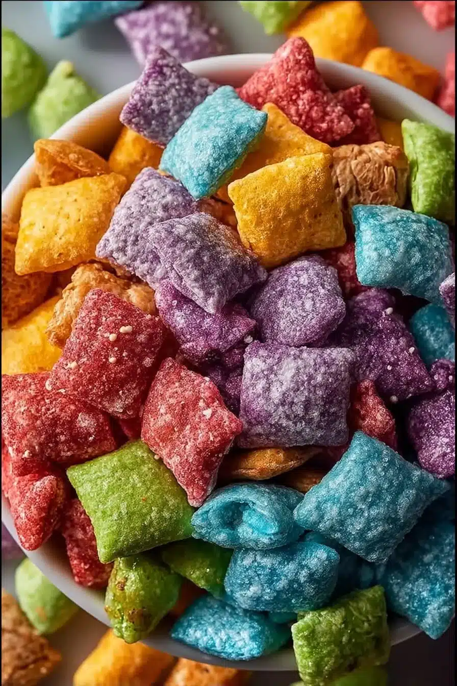 Rainbow Muddy Buddies