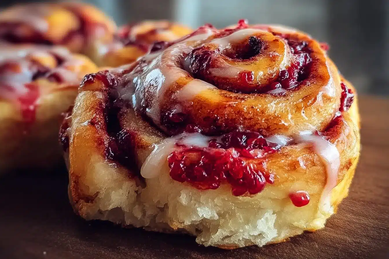 Raspberry Sweet Rolls