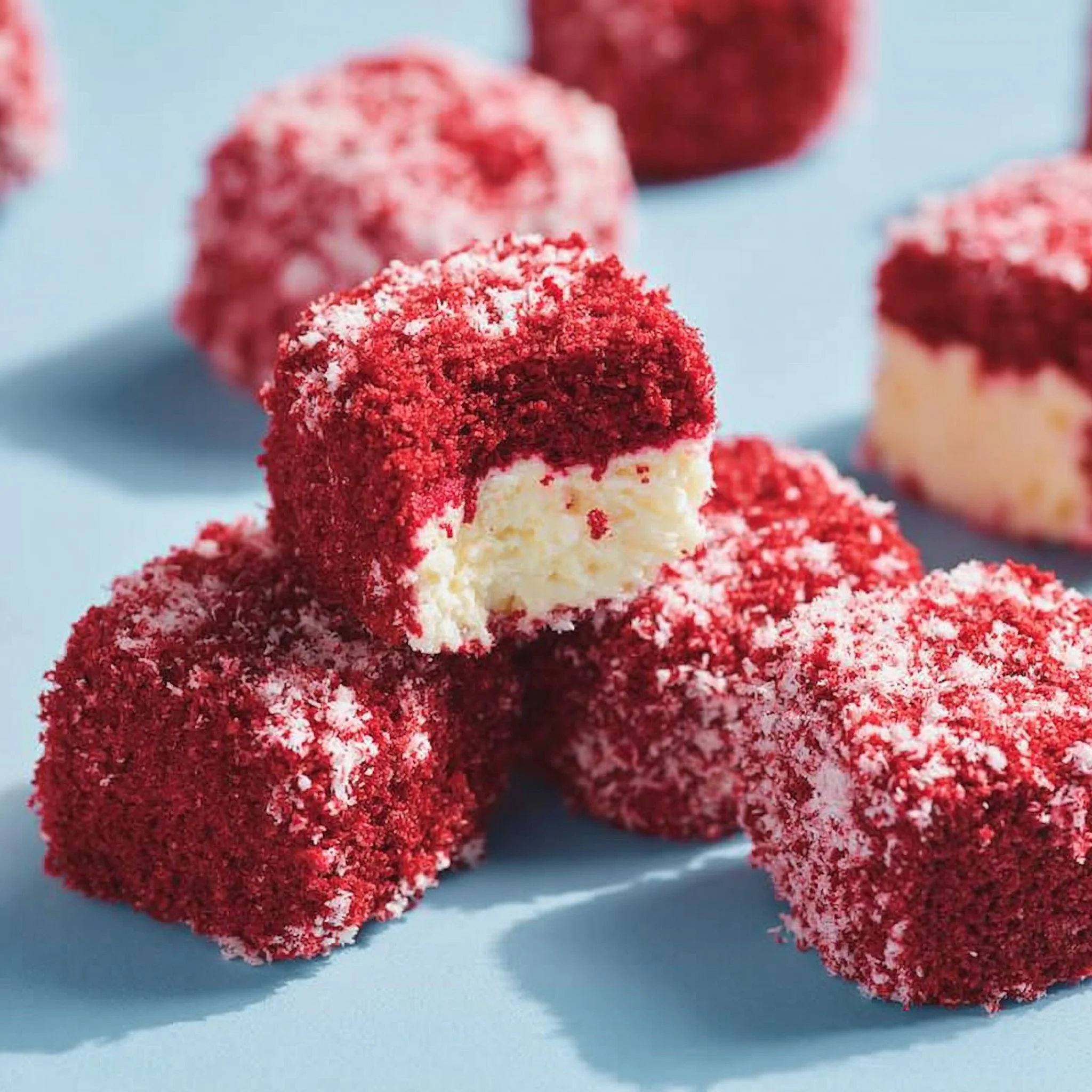 Red Velvet Cheesecake Bites