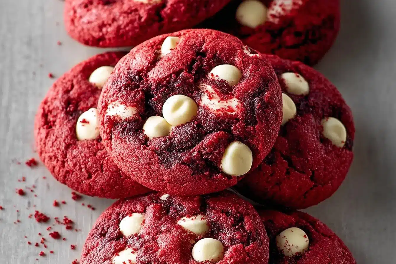 Red Velvet Cheesecake Cookies