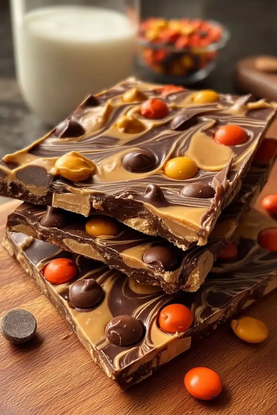 Reese's Pieces Peanut Butter Bark