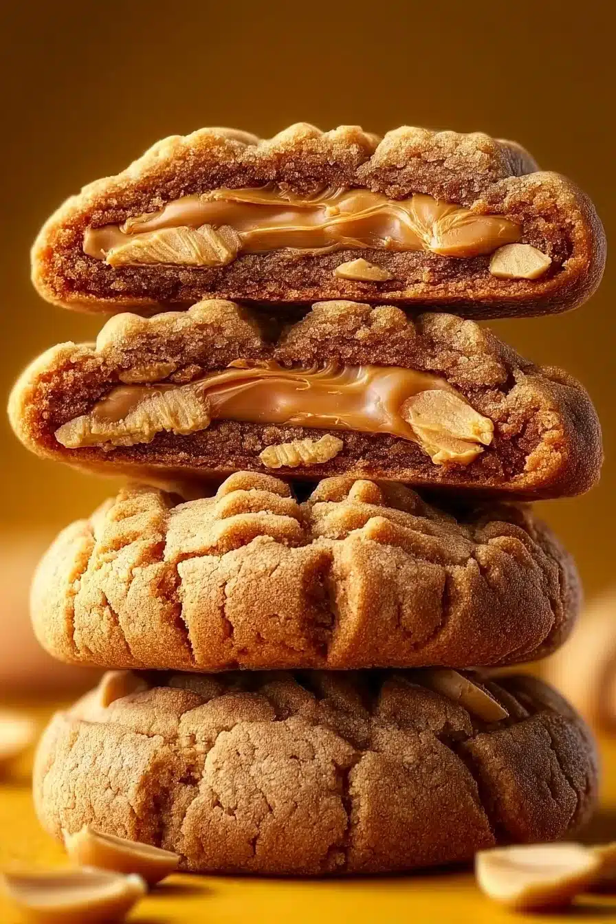 Triple Reese’s Peanut Butter Cookies