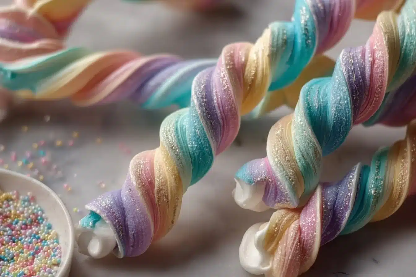 Unicorn Meringue Twists