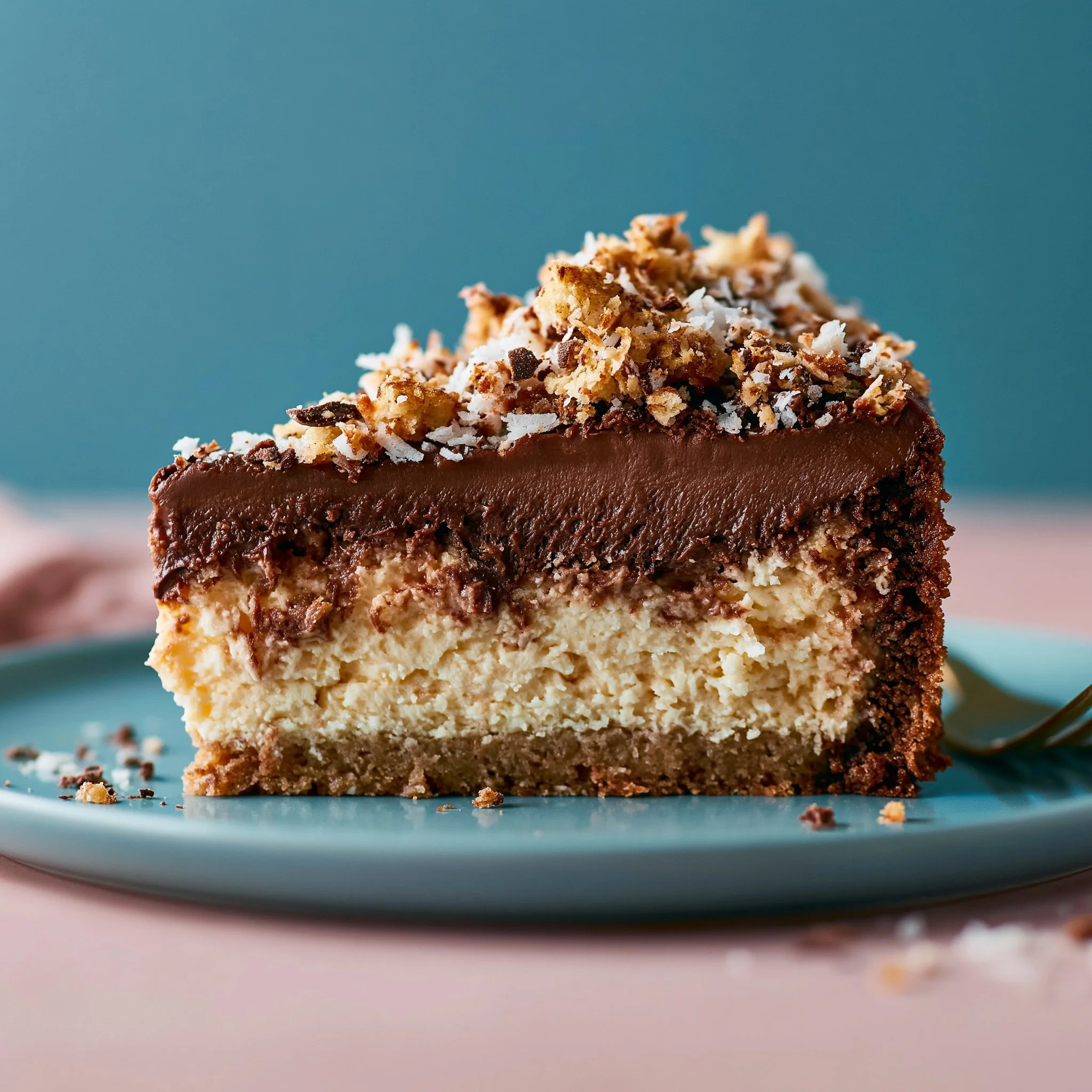 German Chocolate Cheesecake