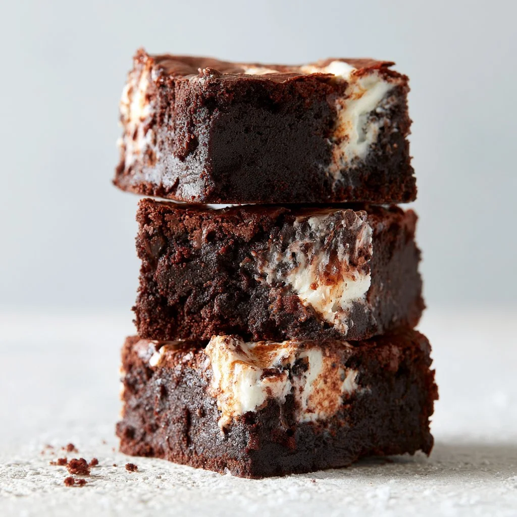 Chewy No Sugar Greek Yogurt Brownies - moanaskitchen