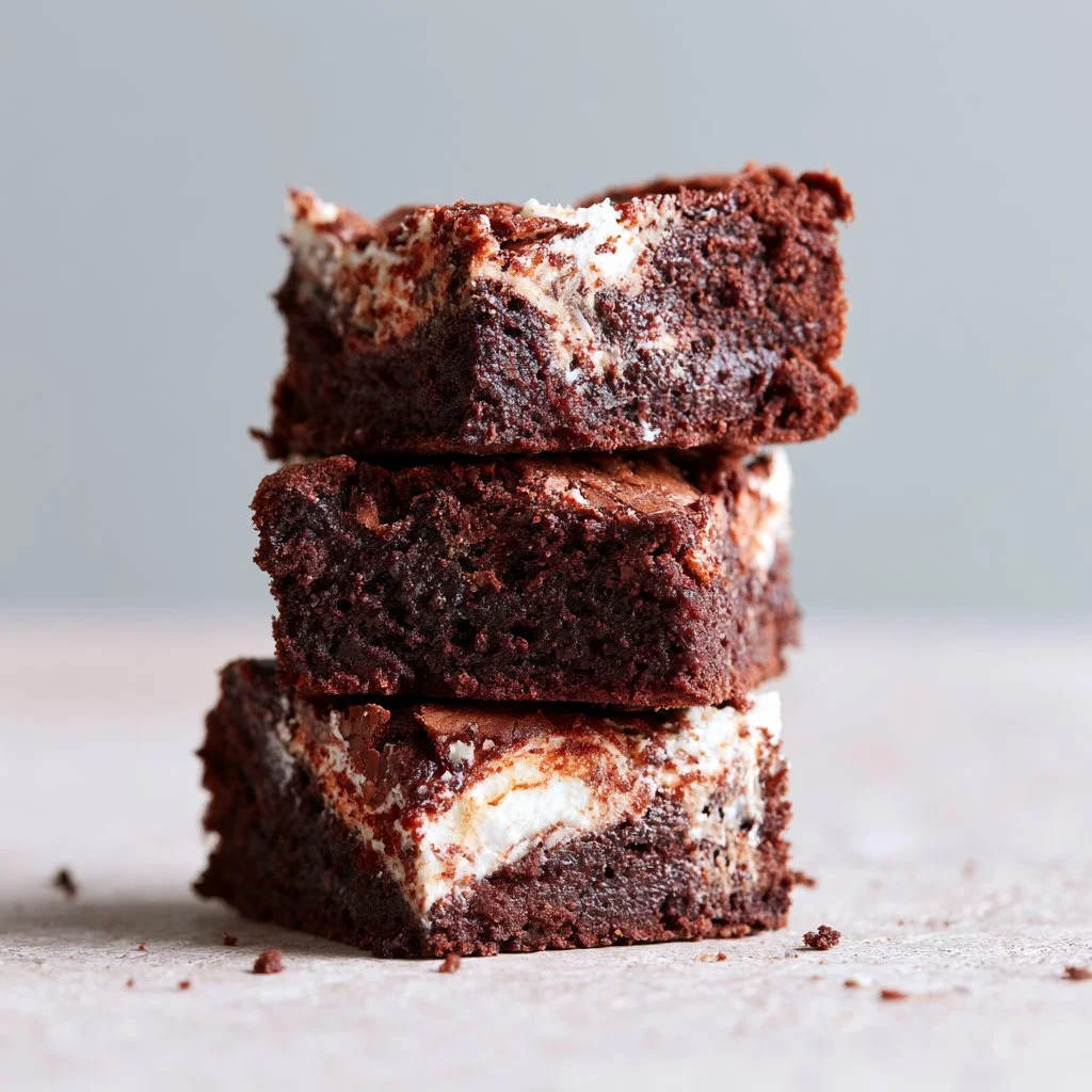 Chewy No Sugar Greek Yogurt Brownies - moanaskitchen