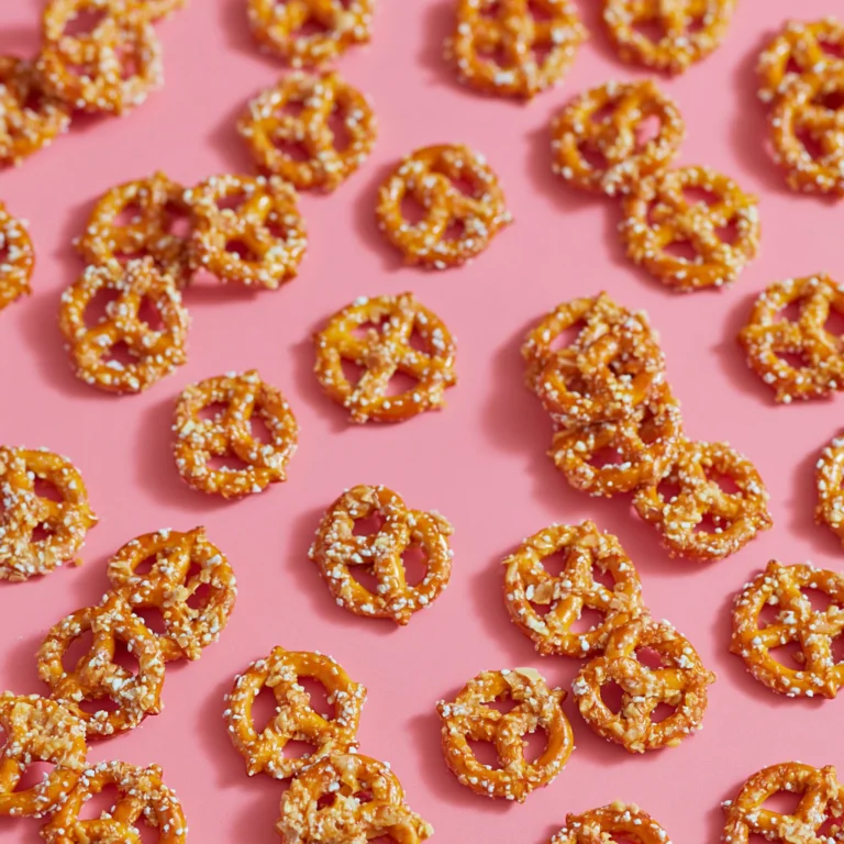Delicious Church Lady-style buttery caramel pretzel treats on a serving platter