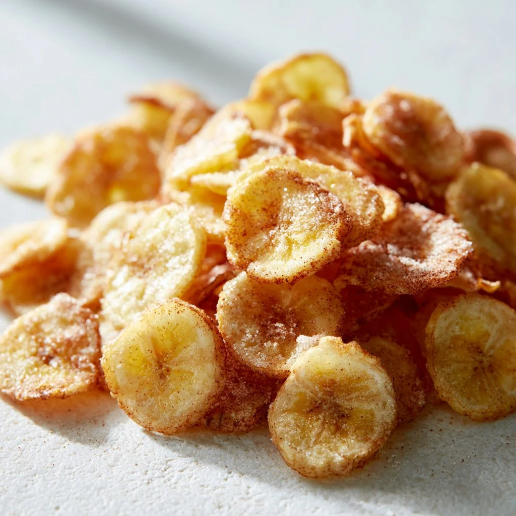 Cinnamon Sugar Air Fryer Banana Chips: Quick and Easy Crispy Snack