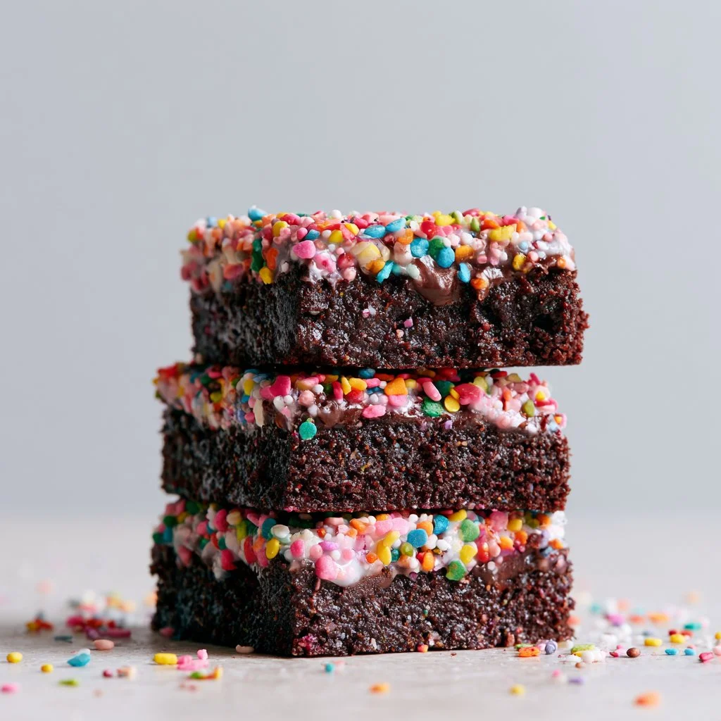 Homemade Cosmic Brownies Recipe | Best brownie recipes for parties, Fudgy chewy brownies, Brownies bars