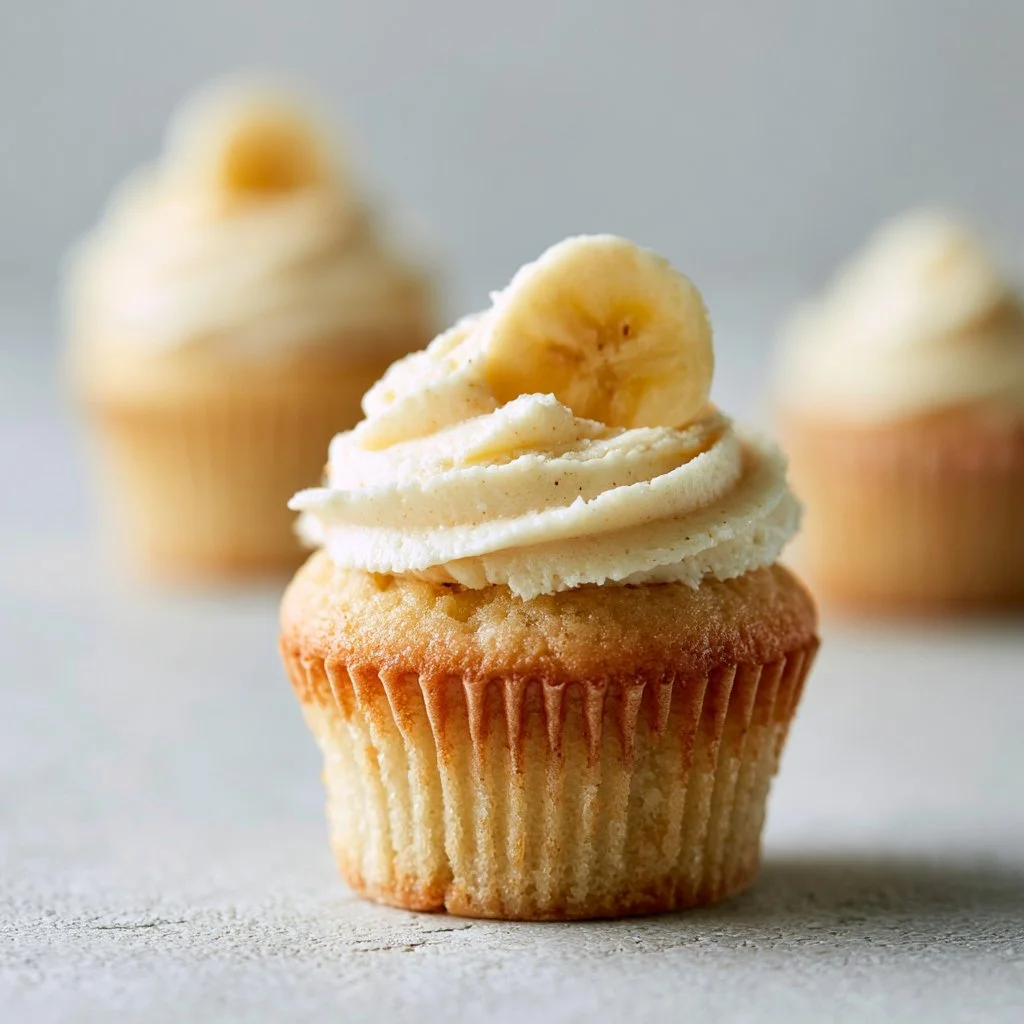 Banana Milkshake Cupcakes