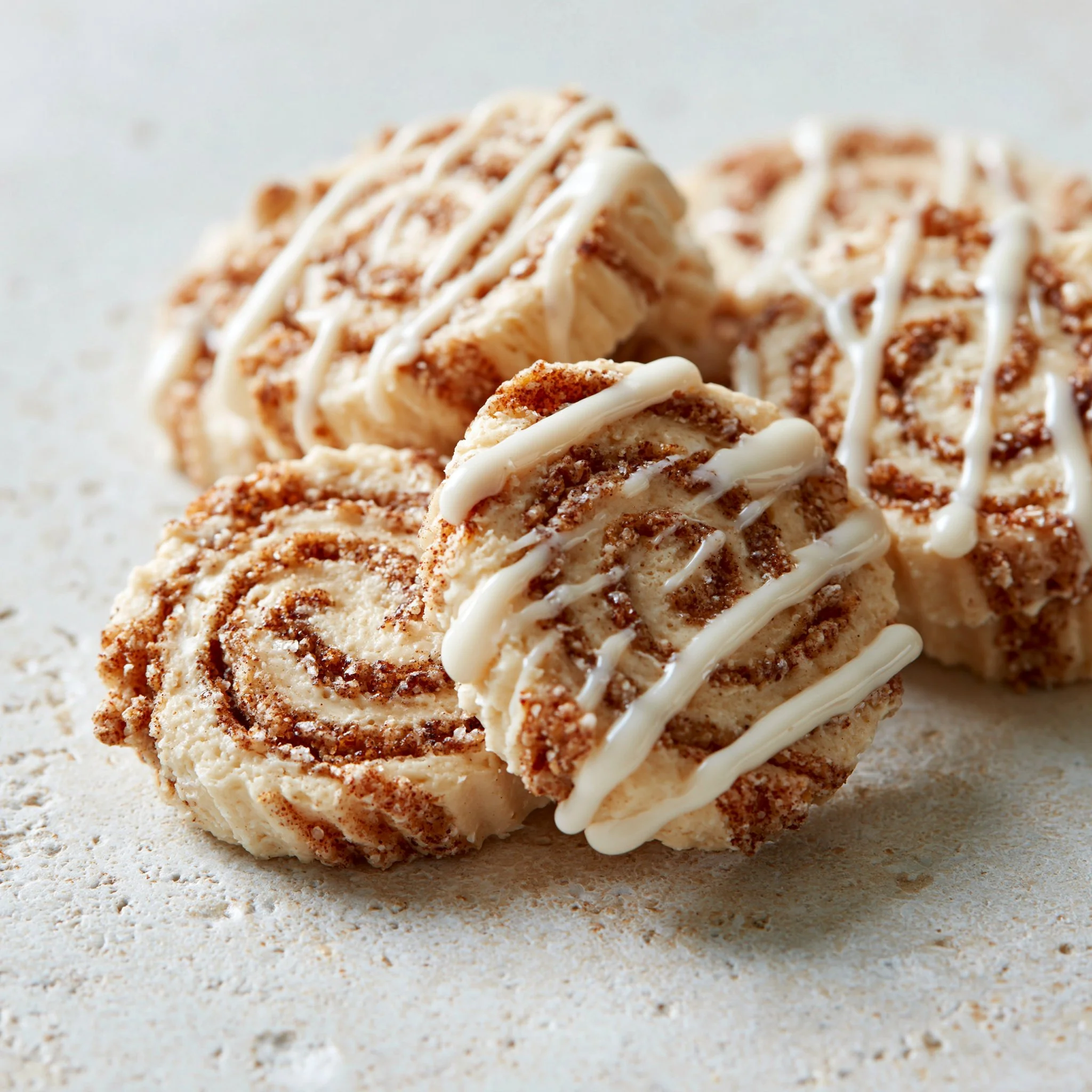 No Bake Cinnamon Roll Cookies