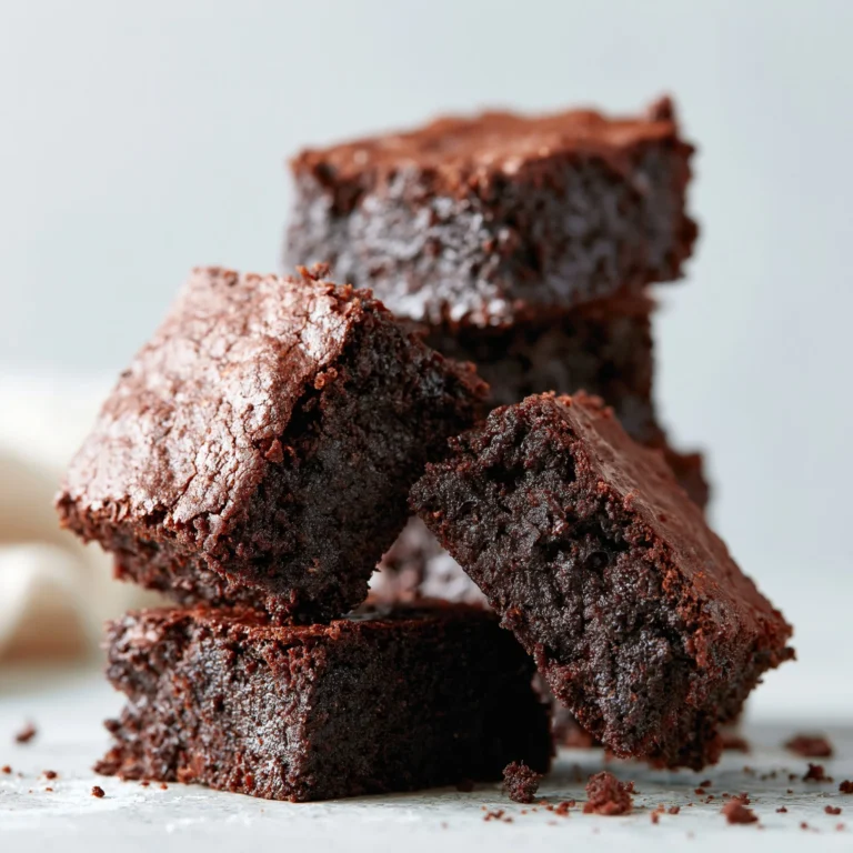 Healthy banana brownies made with ripe bananas and wholesome ingredients